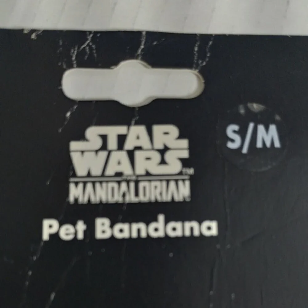Disney's  Star Wars Mandalorian Baby Yoda Dog/ Pet Bandana size‎ Sm